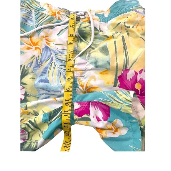 Polo Ralph Lauren Swimming Shorts Trunk Size M Beach Hawaiian Prints - Picture 11 of 14